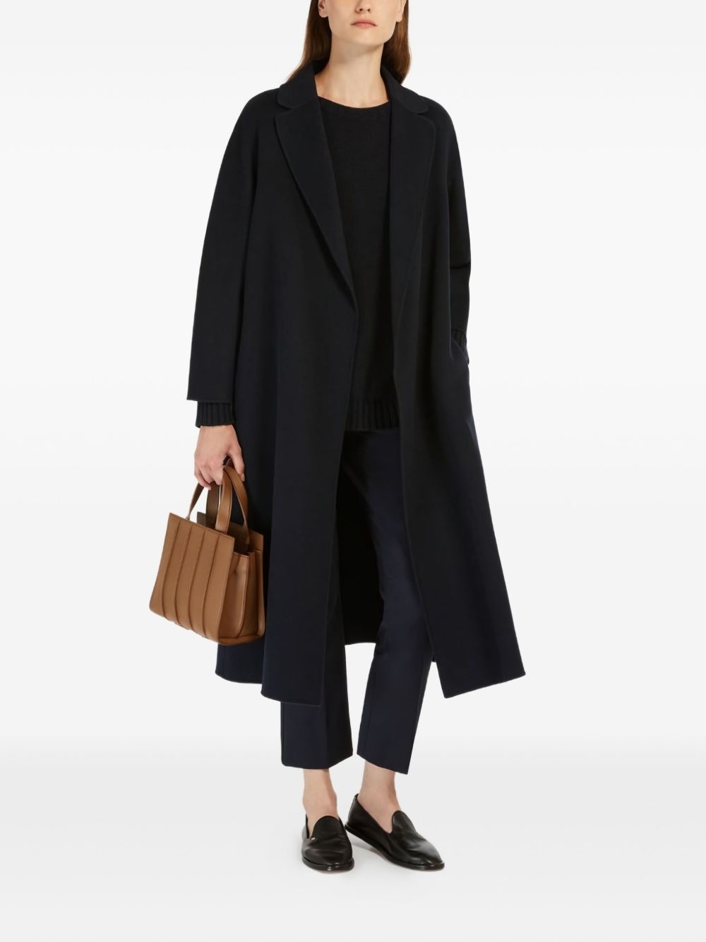 tailored belted coat - 2