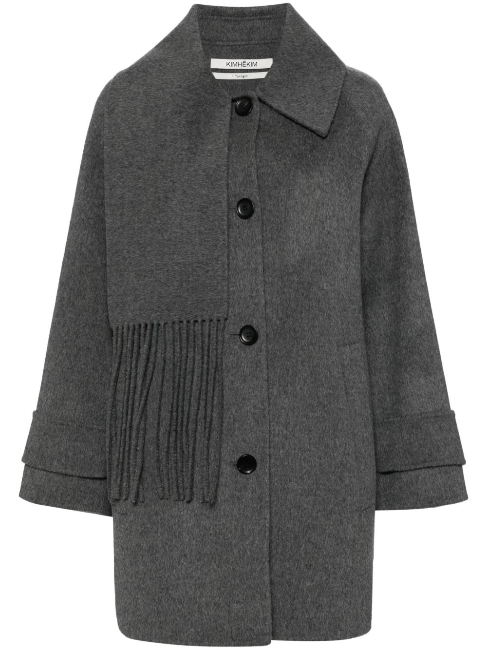 fringe-edged coat - 1