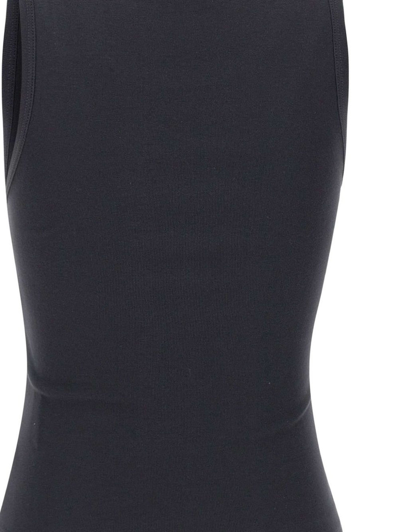 logo-print cotton top 5