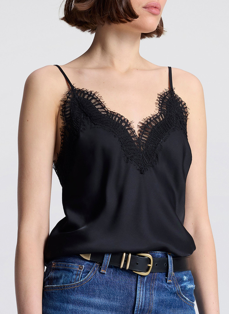 Presley Satin and Lace Camisole Top 3