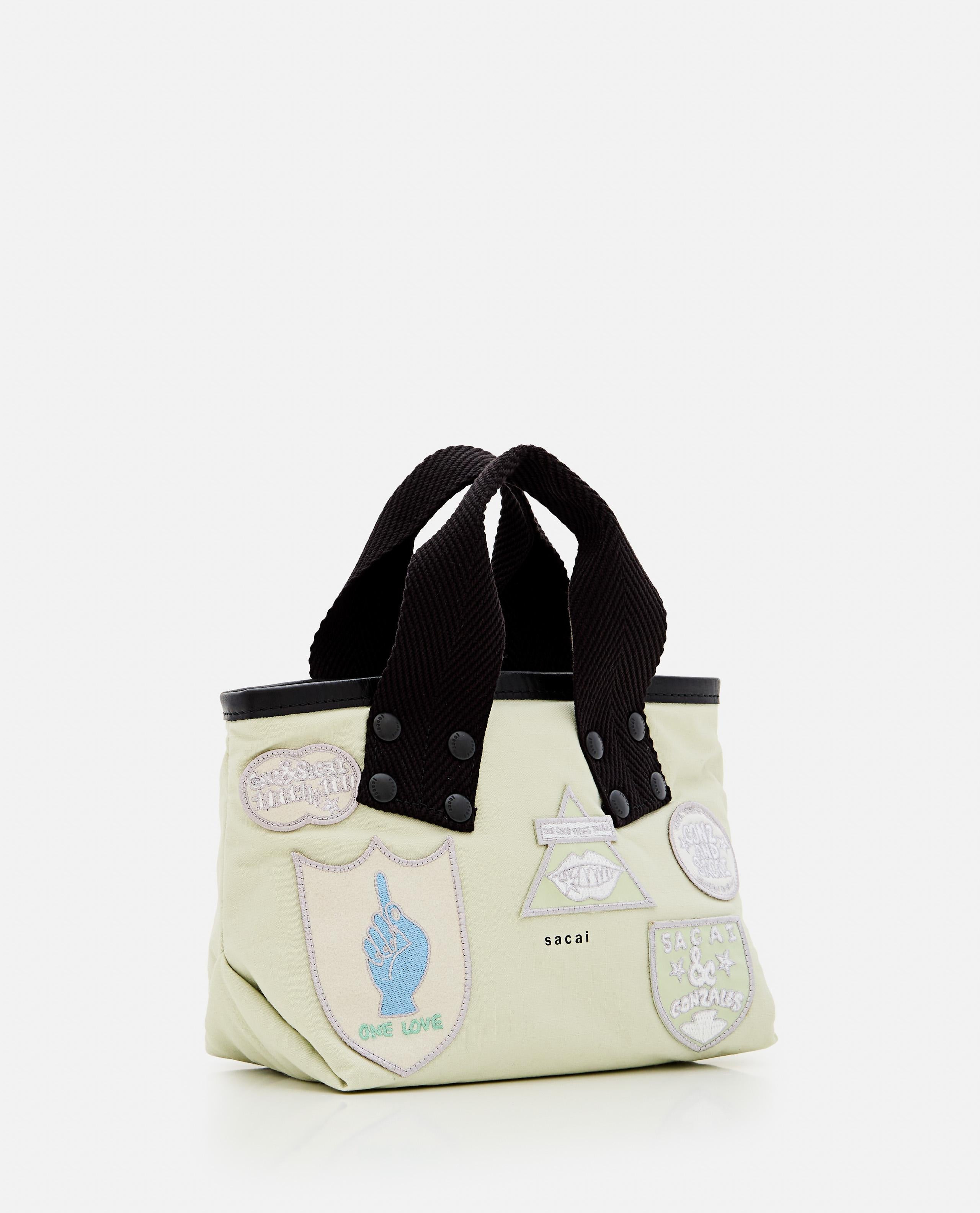 SACAI X MARC GONGALES SMALL PATCH TOTE BAG - 3