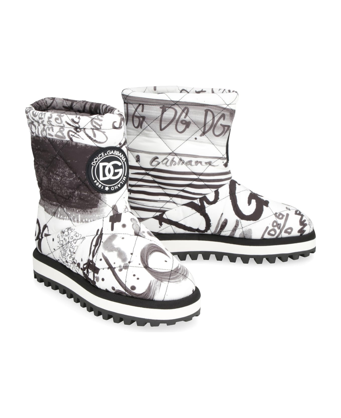 Printed Nylon Boots - 3