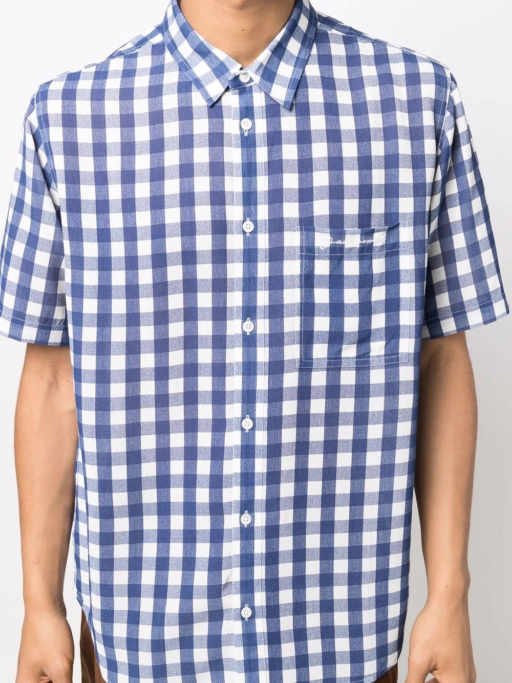 La chemise Jean checked bowling shirt - 5