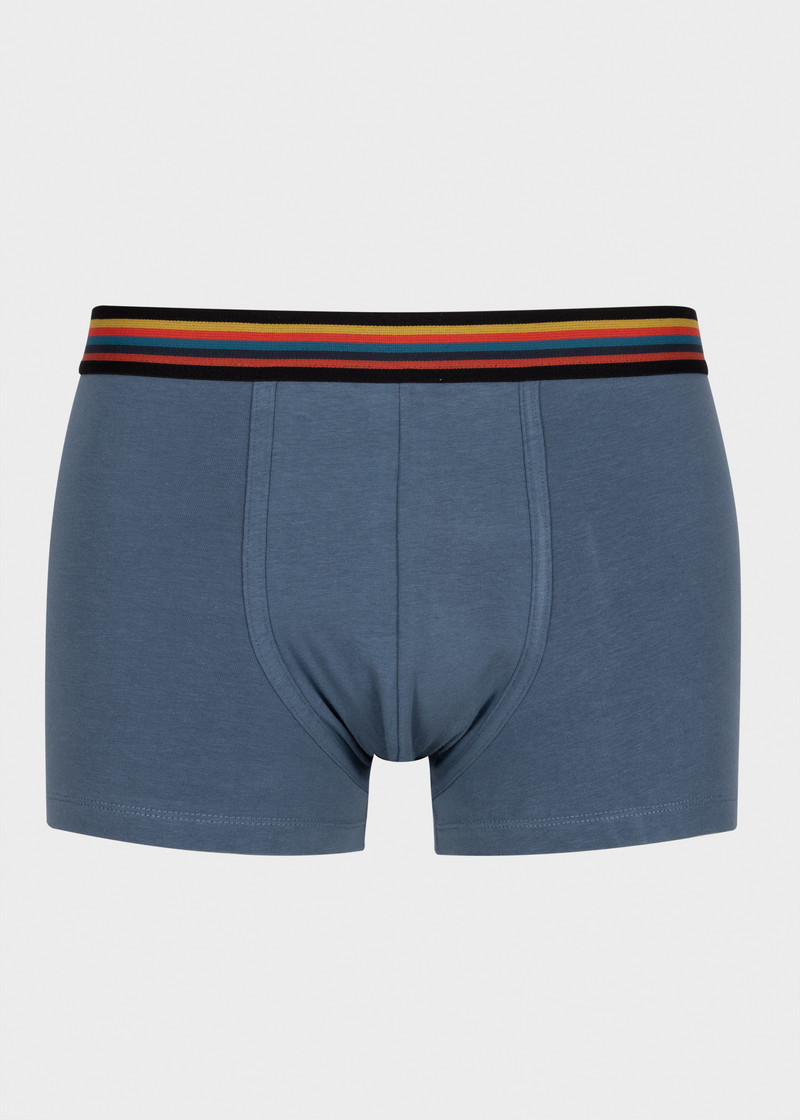 Paul Smith Blue Mixed Low-Rise 'Artist Stripe' Boxer Briefs Three Pack outlook