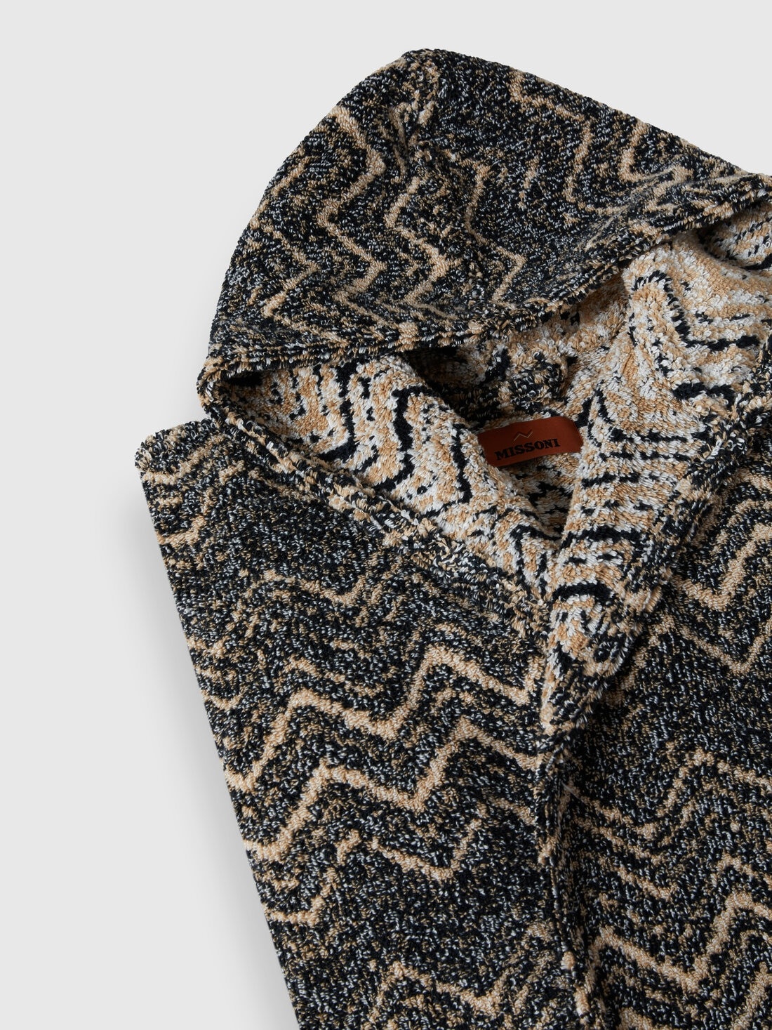 Azul cotton terry chevron bathrobe - 3
