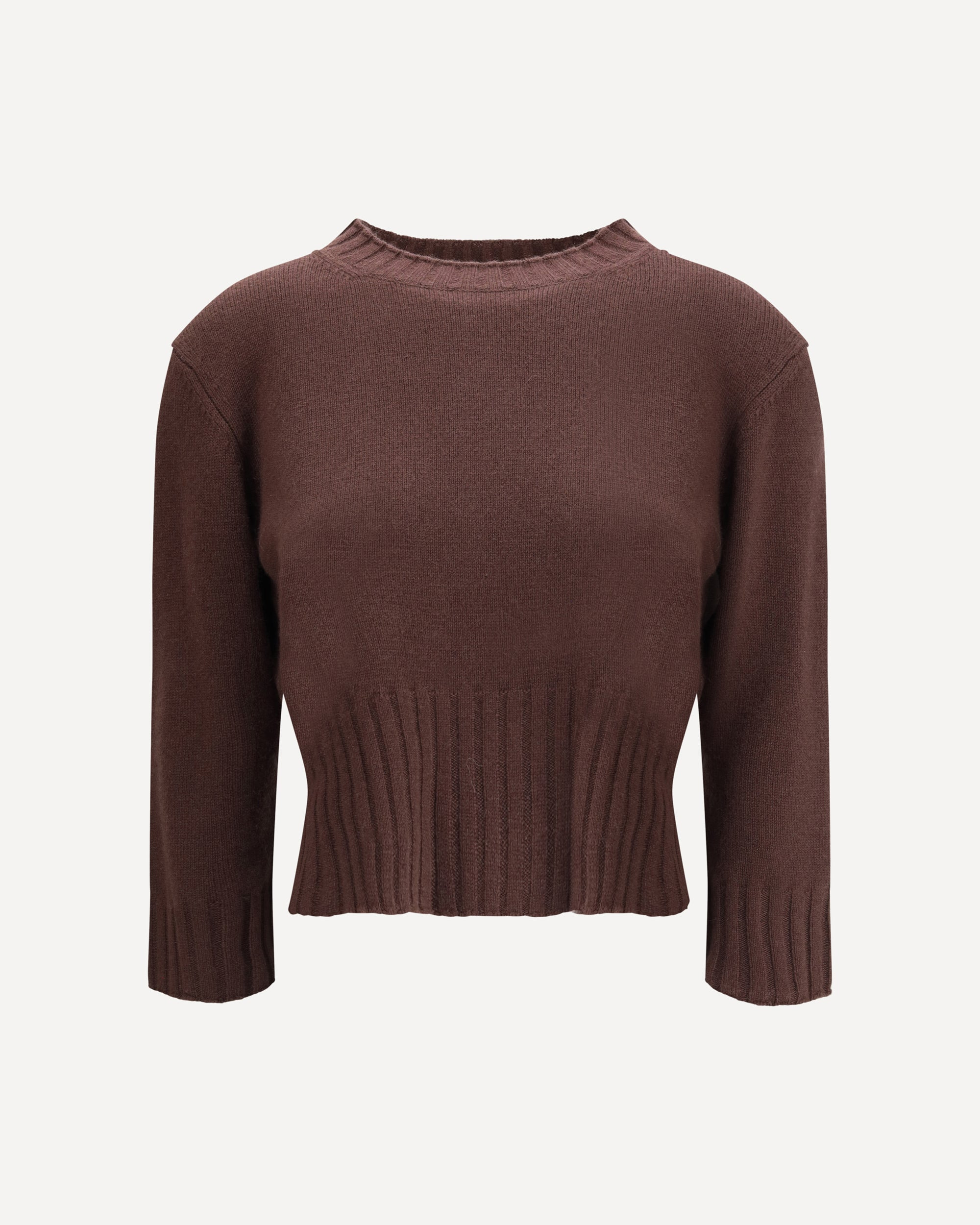 Cashmere Crop Sweater - 1