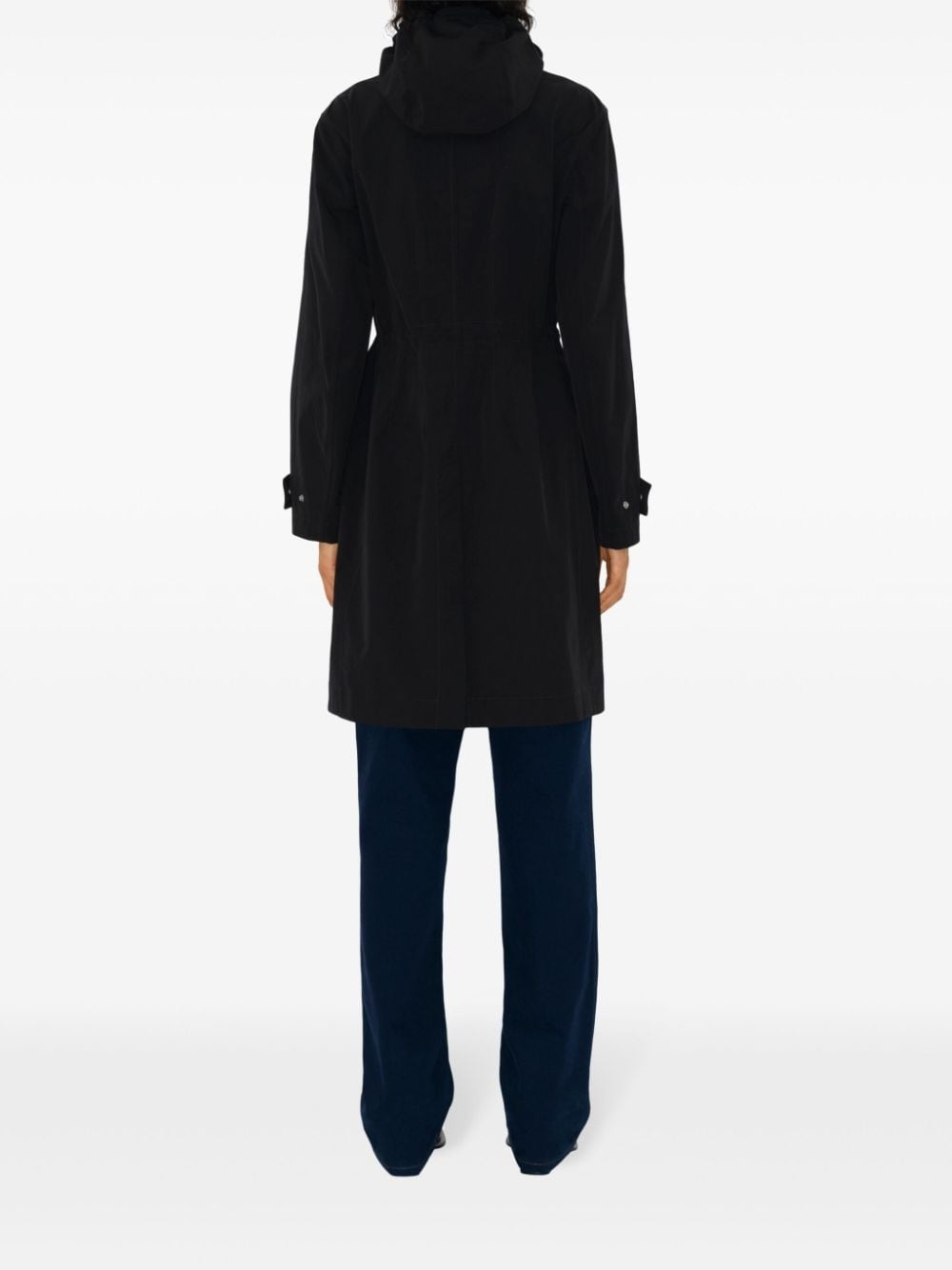 button-up recycled nylon parka - 4