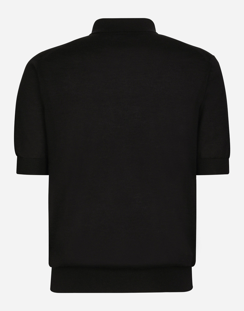 Dolce & Gabbana Extra-fine cashmere polo-shirt outlook