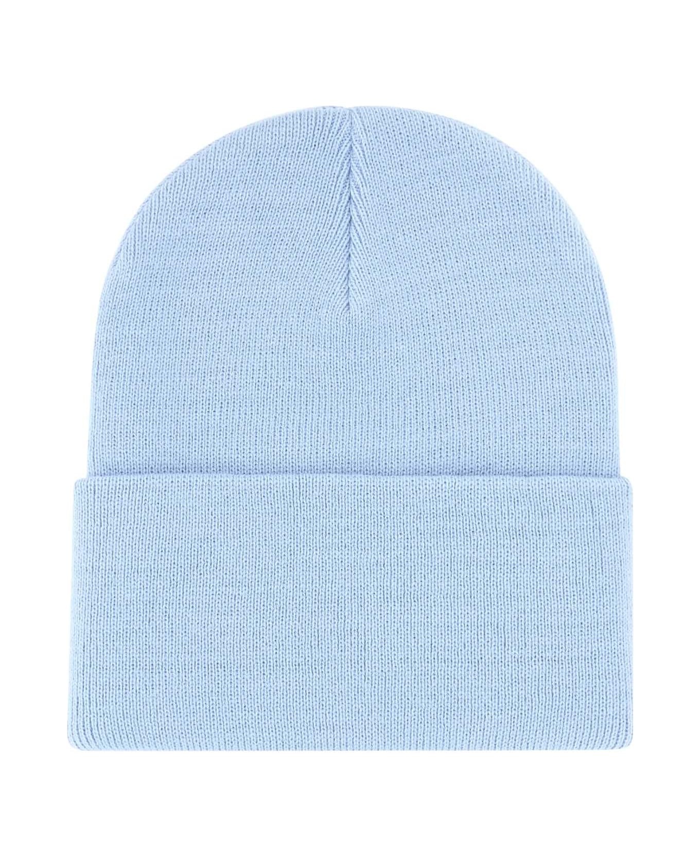Light Blue Acrylic Watch Hat - 2