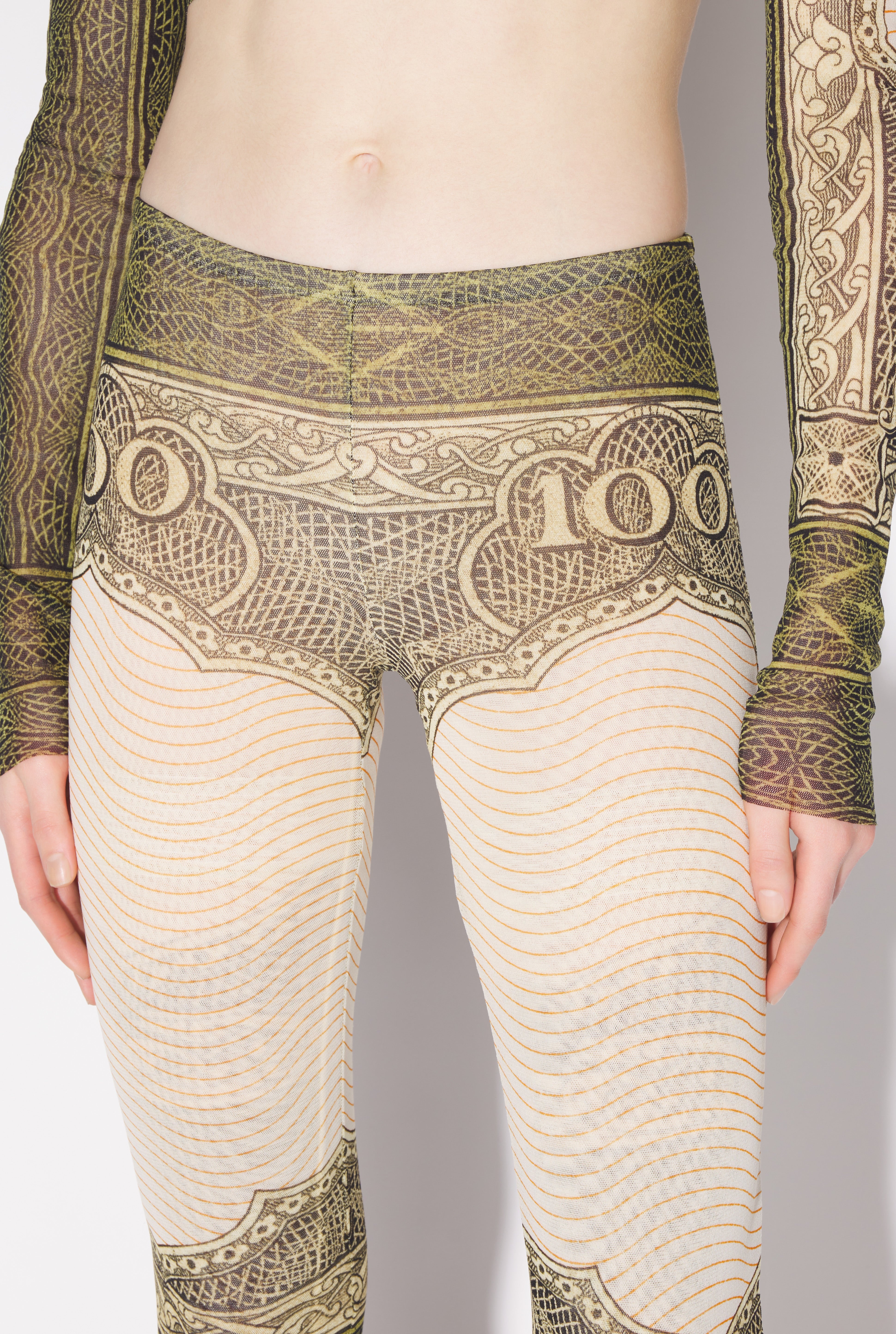 THE GREEN CARTOUCHE PANTS - 4