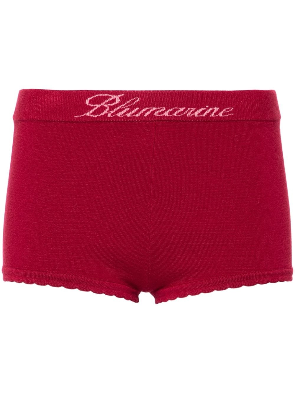 logo-jacquard mini shorts - 1