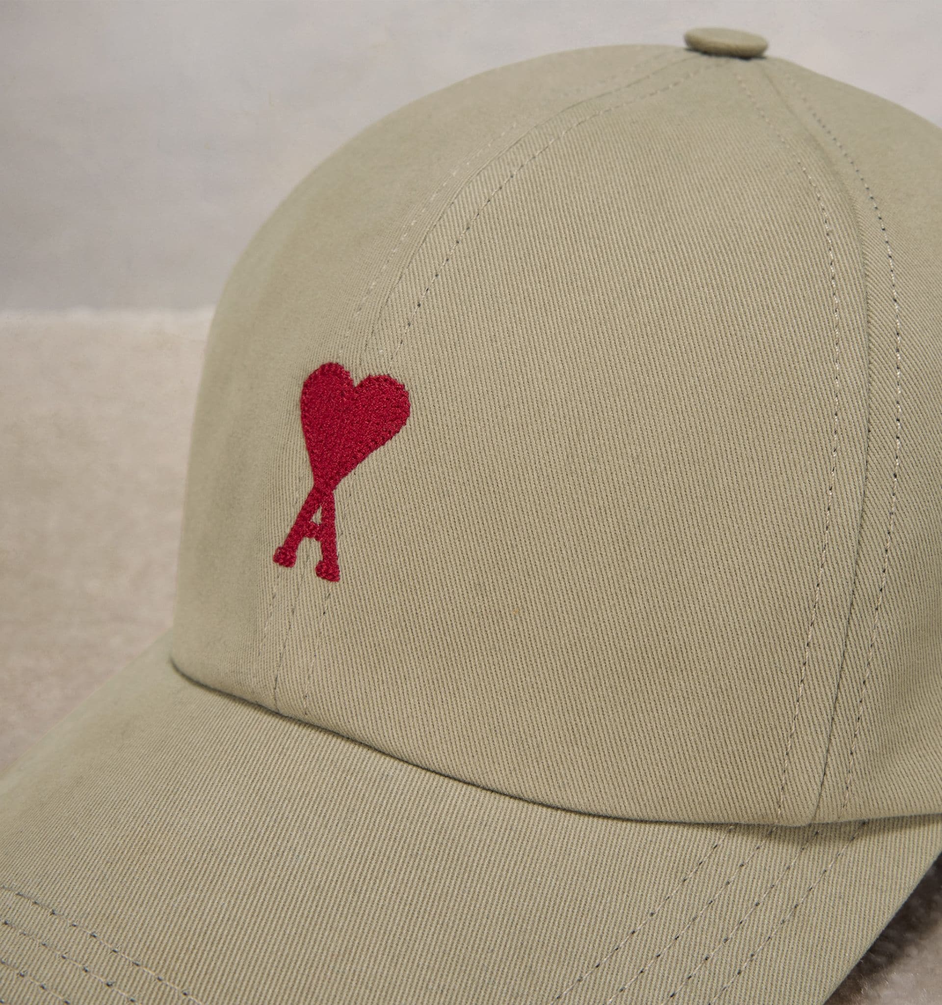Red Ami De Coeur Embroidery Cap - 7
