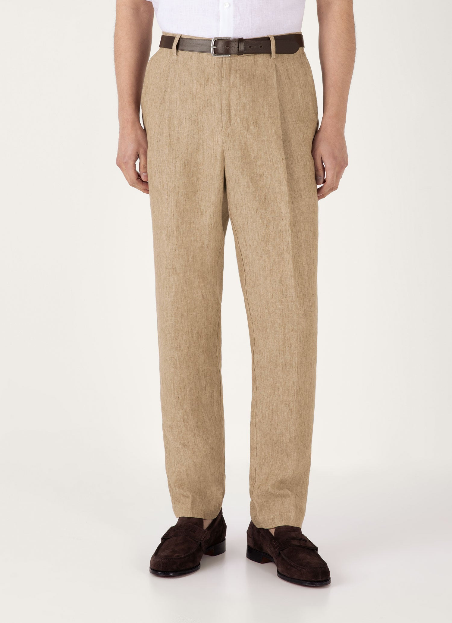 Pleated Linen Trouser - 2