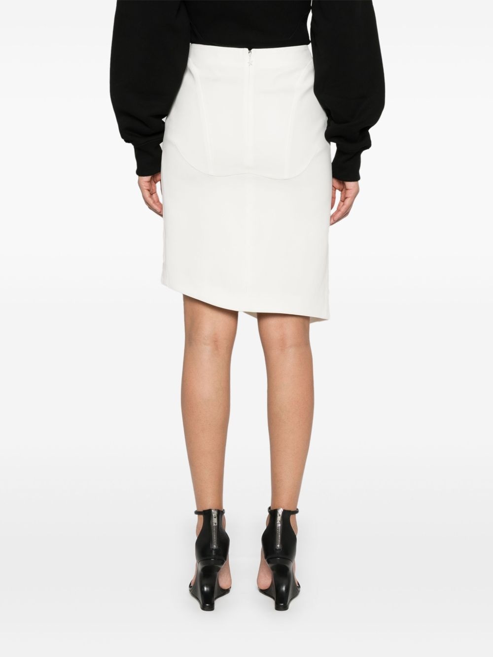 pierced midi skirt - 4