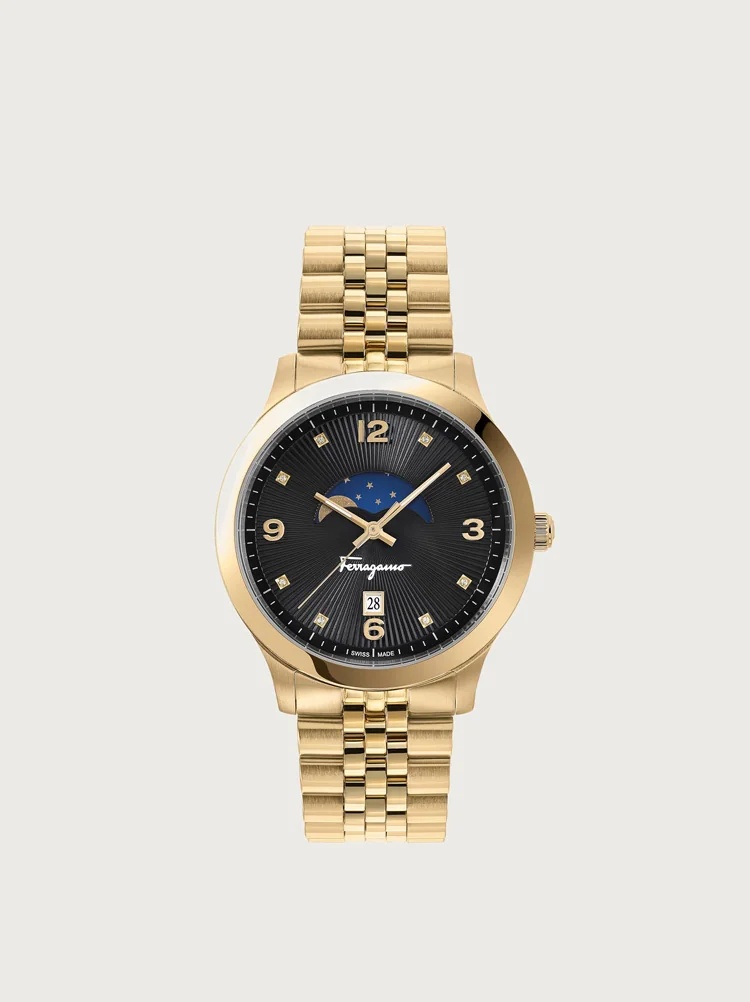 FERRAGAMO DUO MOONPHASE WATCH - 1