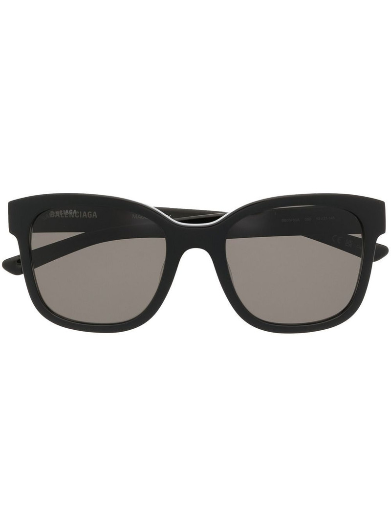 logo-print square-frame sunglasses 1
