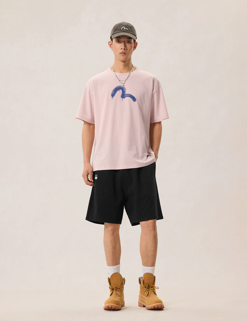 Hand-drawn Daicock Print Sweatshorts 5