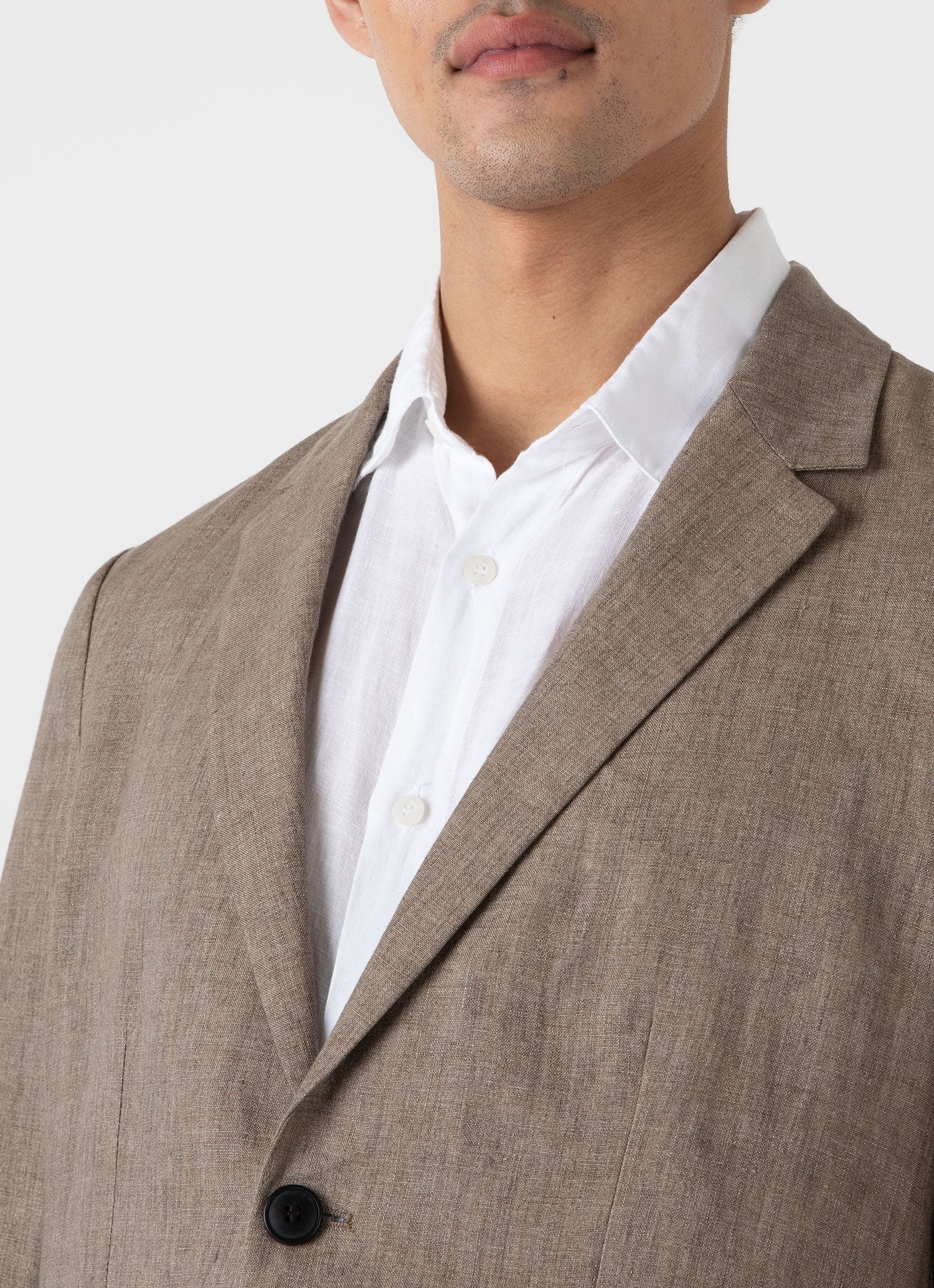 Linen Unstructured Blazer - 6