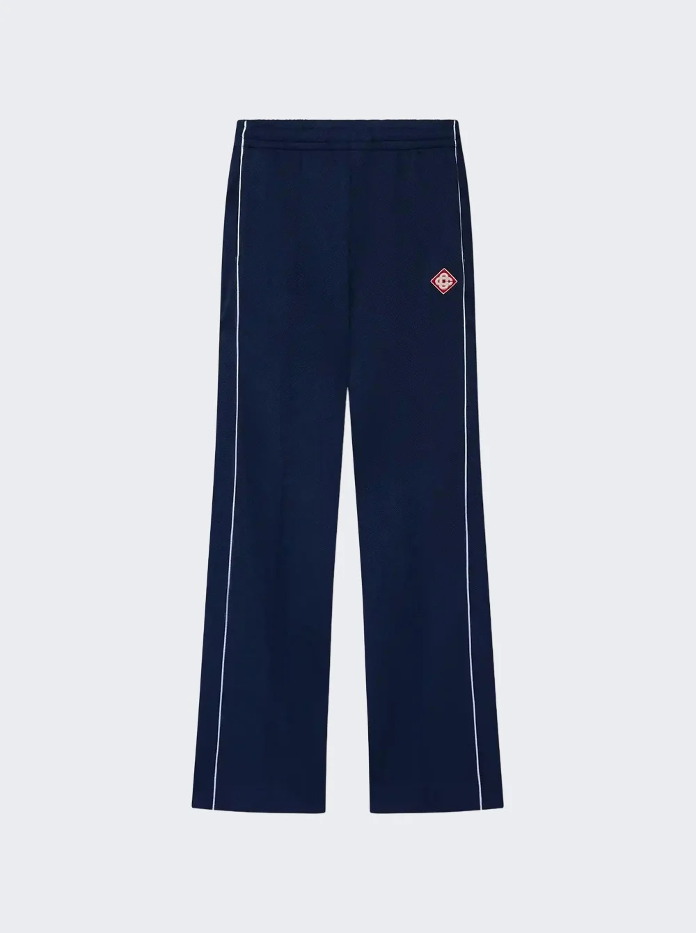 Round Pique Track Pants Navy - 1