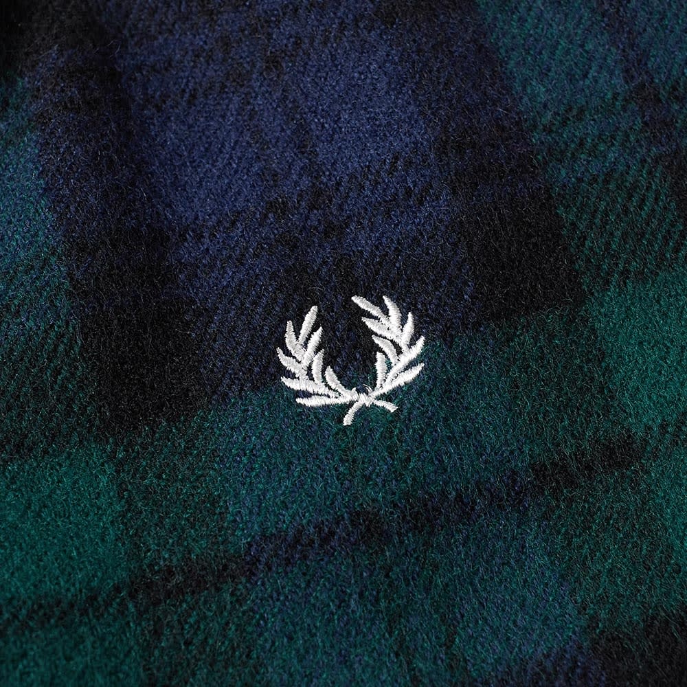 Fred Perry Black Watch Tartan Scarf - 3