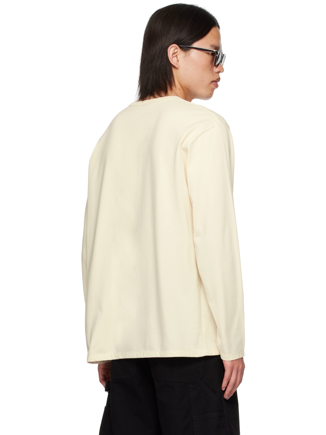 Beige COOLMAX Long Sleeve T-Shirt - 3