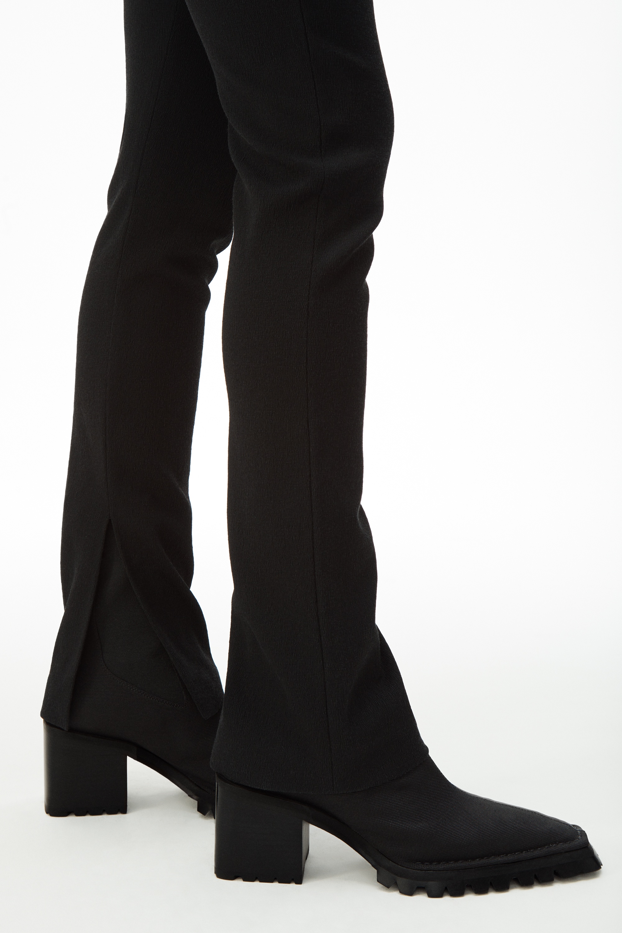 elastic crepe pant - 5