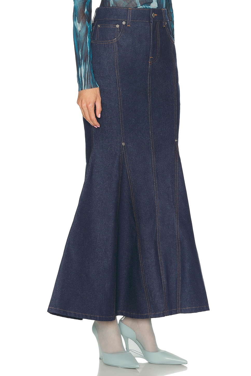 Mermaid Denim Skirt - 2