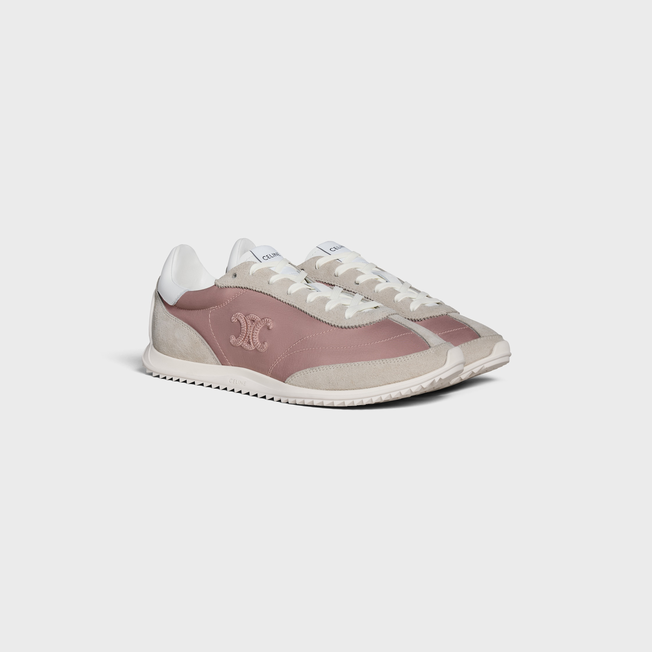 CELINE RACER LOW TOP SNEAKER IN NYLON, SUEDE CALFSKIN AND CALFSKIN - 2