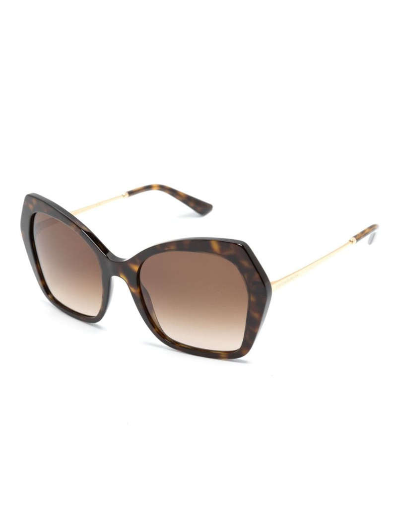 Dolce & Gabbana Sicilian Taste oversized sunglasses outlook