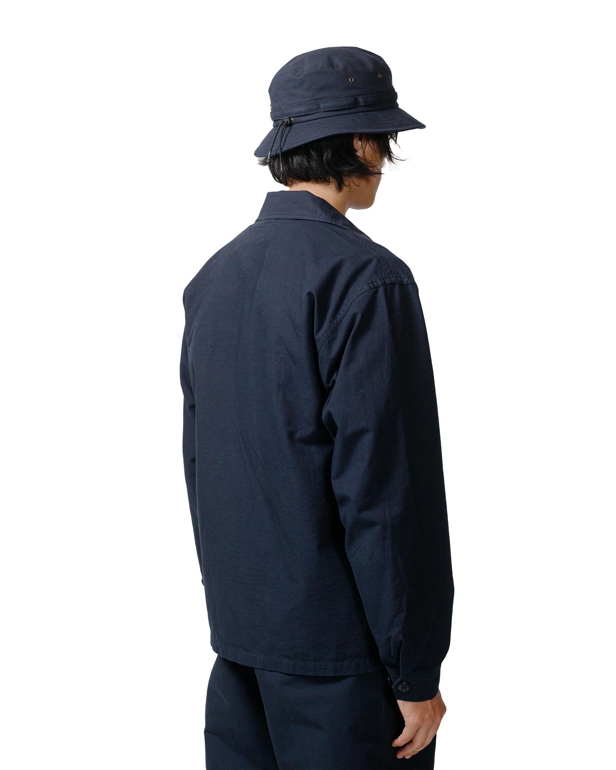 Lost & Found MIL SHT-JAC Cotton Ripstop Navy - 3