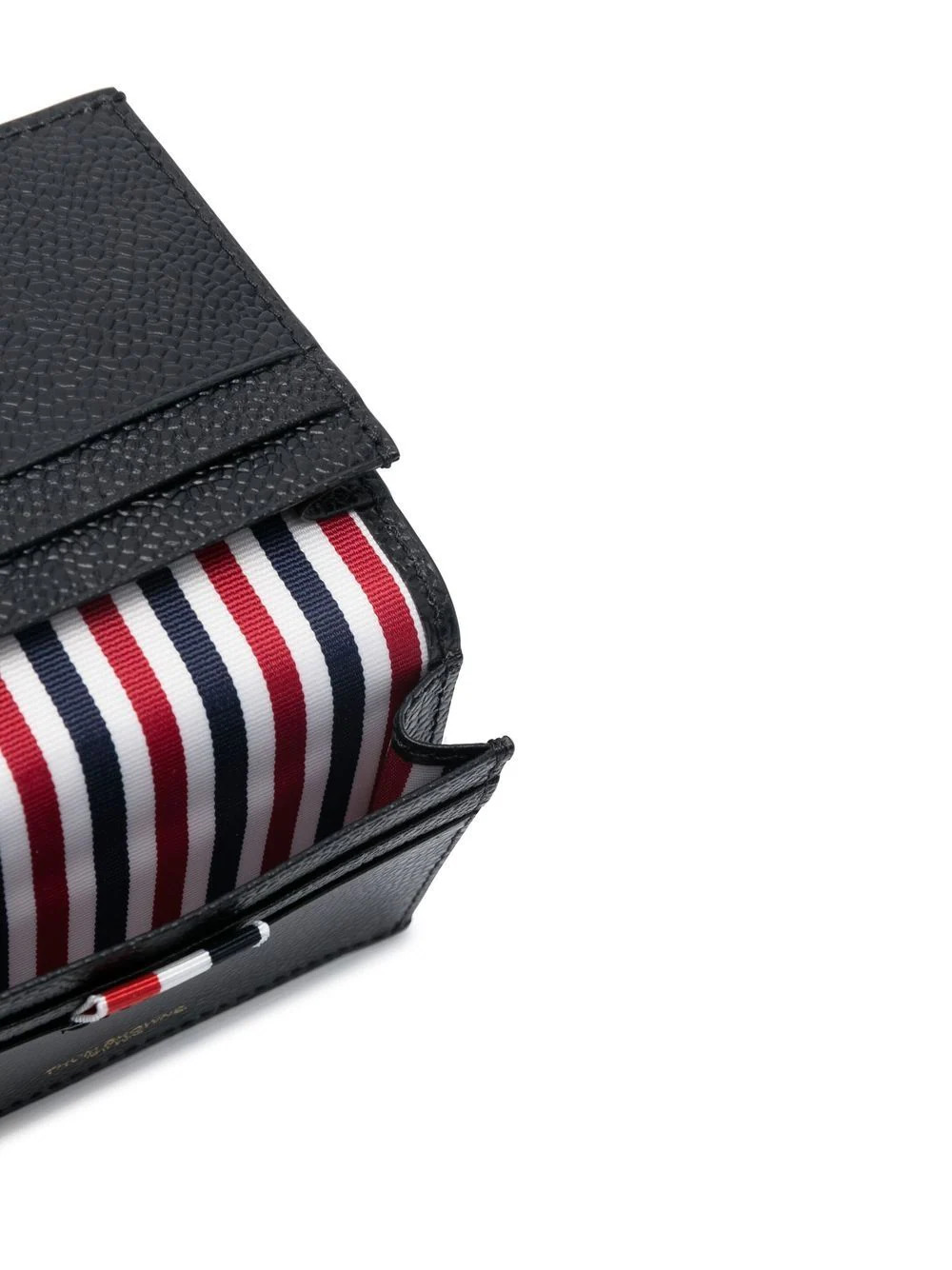 Double Card Holder In Pebble - 3