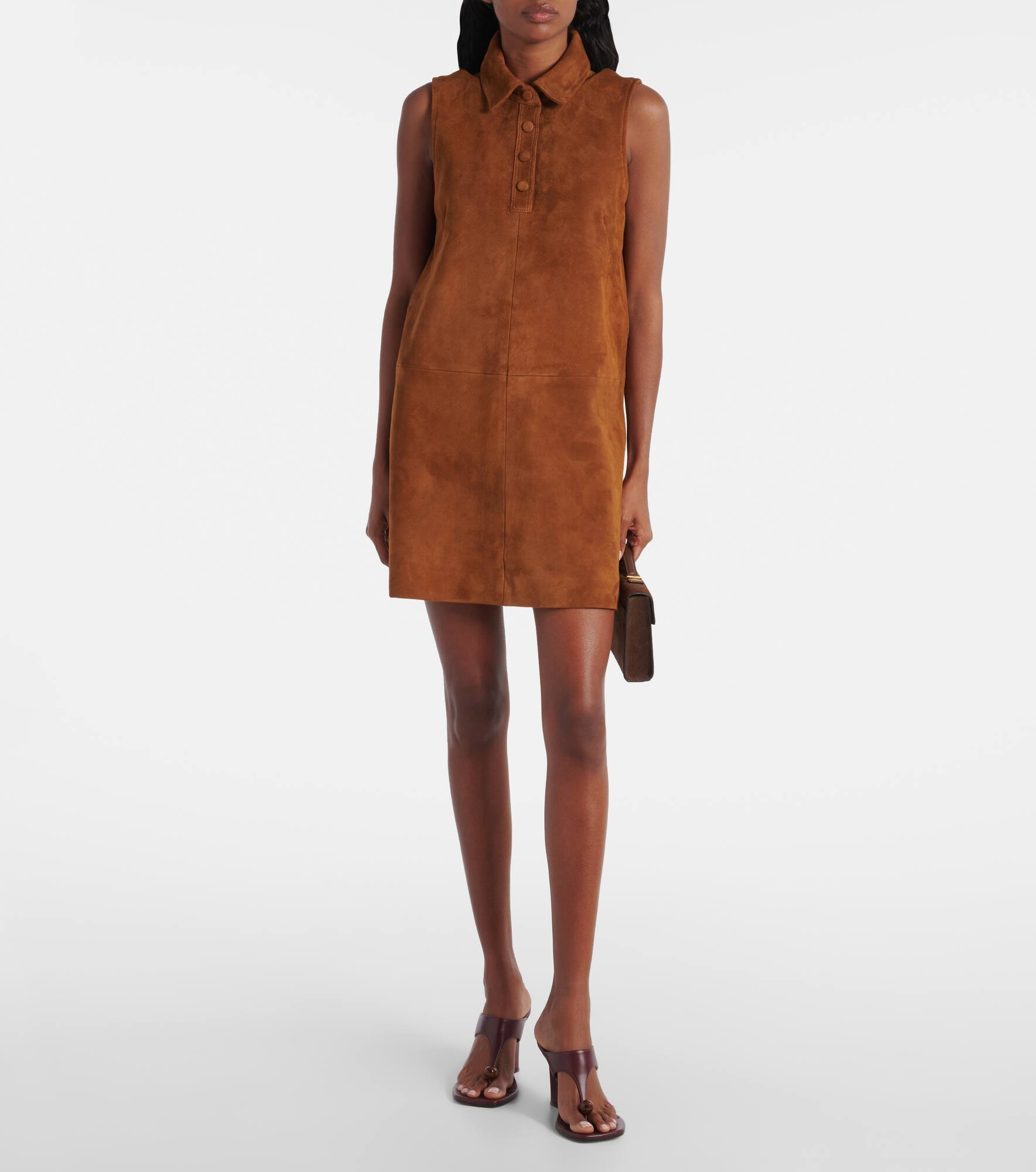 The Suede City suede minidress - 2