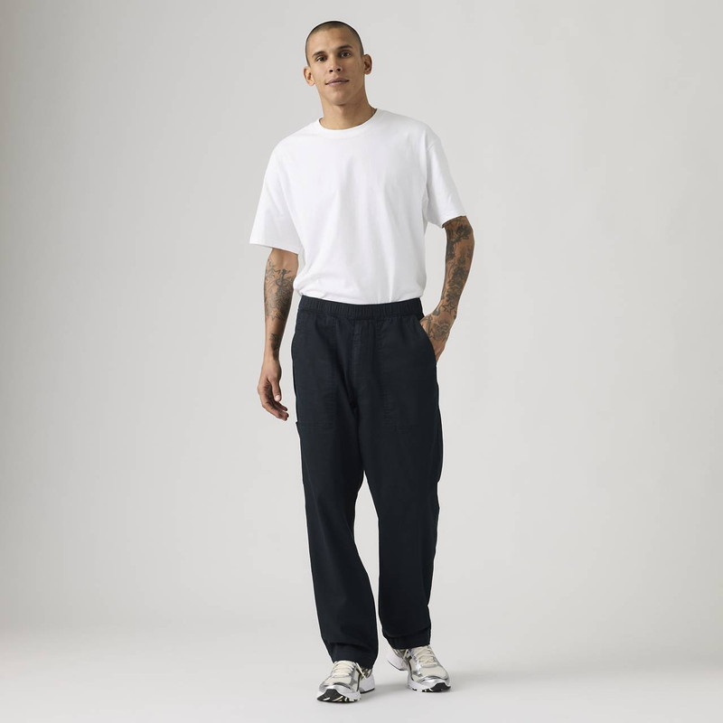 EASY RELAXED LIGHTWEIGHT LINEN SURPLUS MEN'S PANTS 5