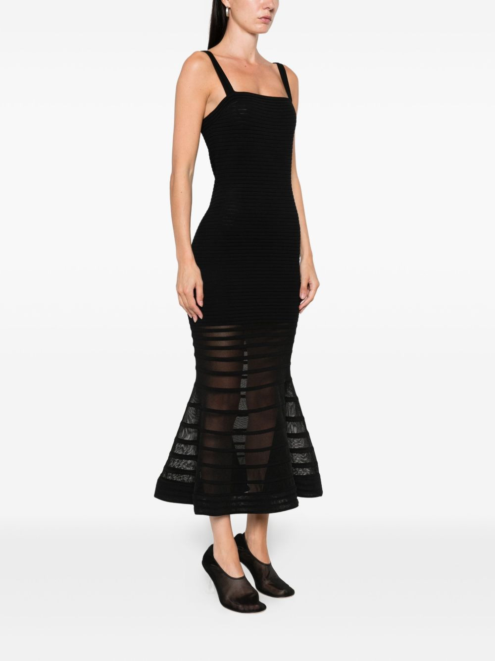 Vallarie ribbed midi dress - 3