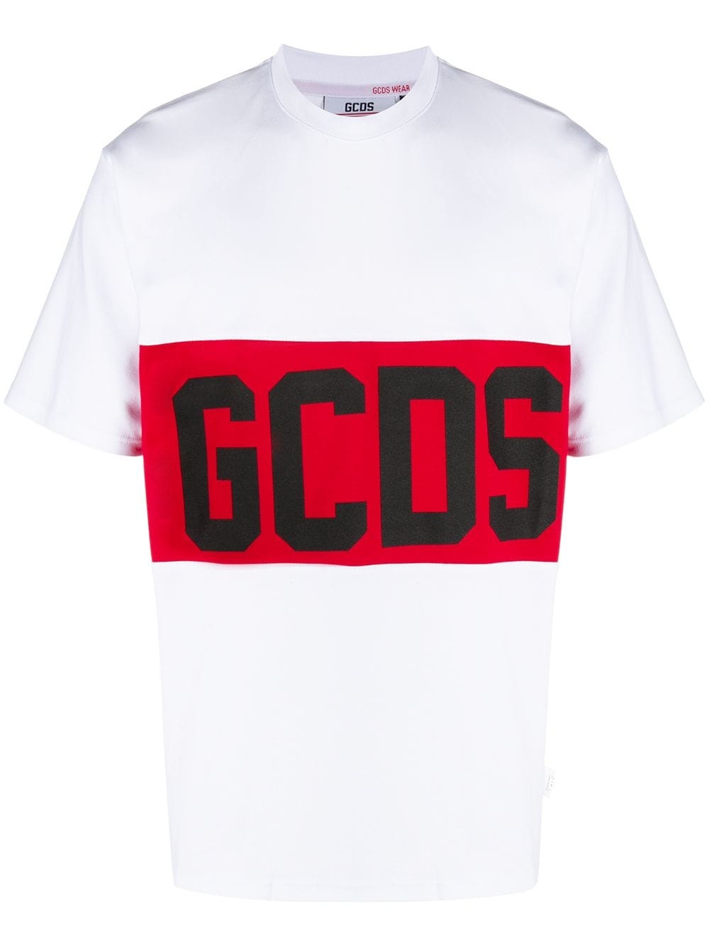 logo band cotton T-shirt - 1