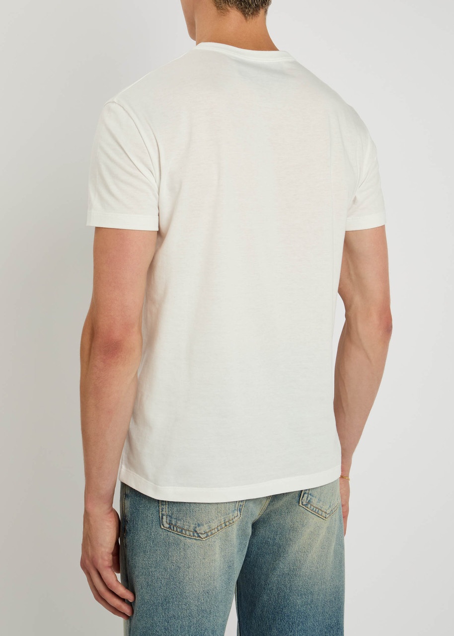 Valentino Garavani Logo-embroidered Cotton T-shirt - 3