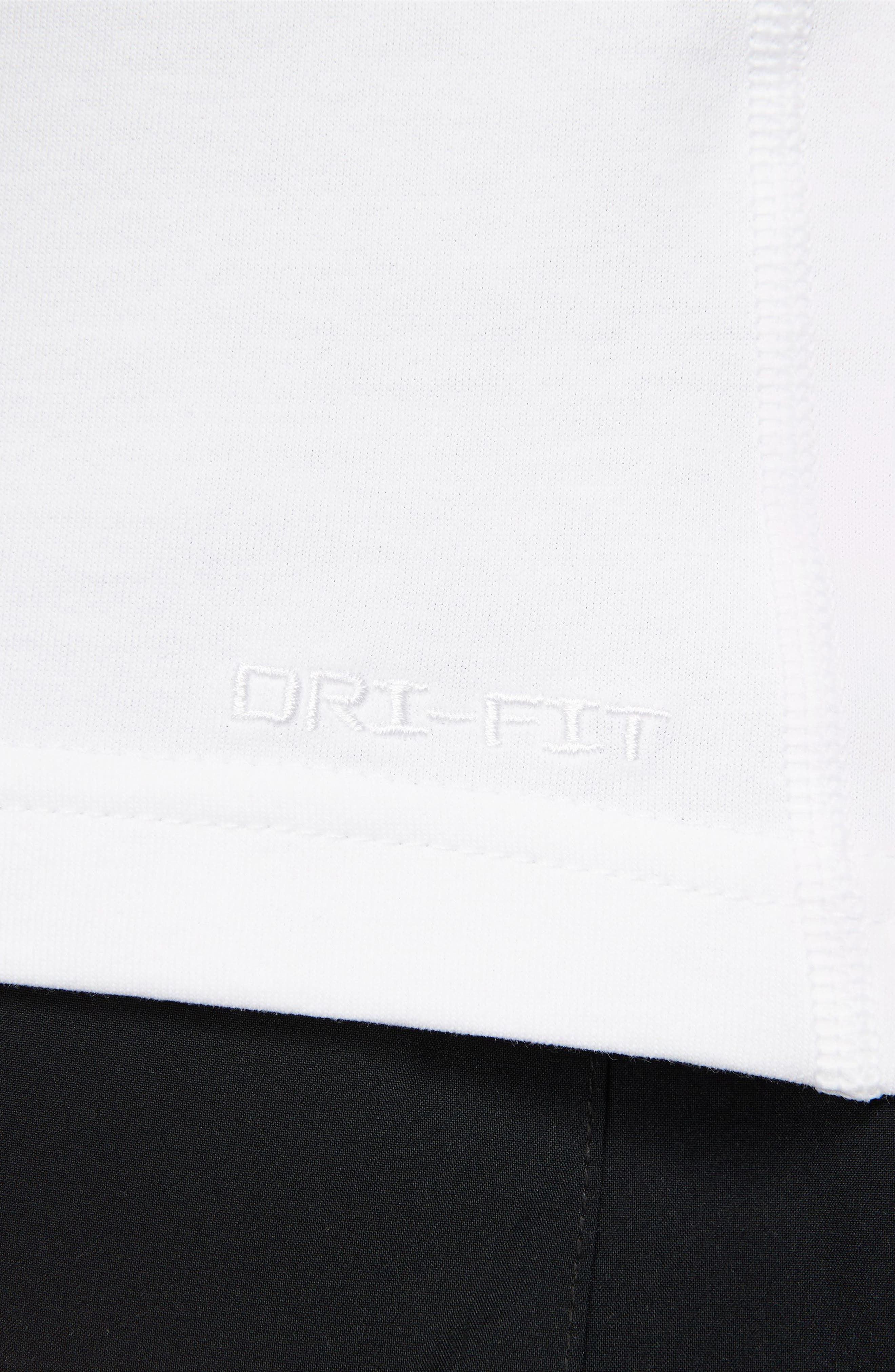 Nike Primary Training Dri-FIT Short Sleeve T-Shirt in White/White at Nordstrom - 6