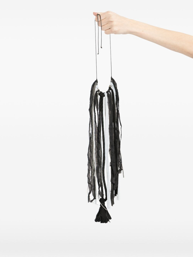 OPEN YY fringed necklace outlook