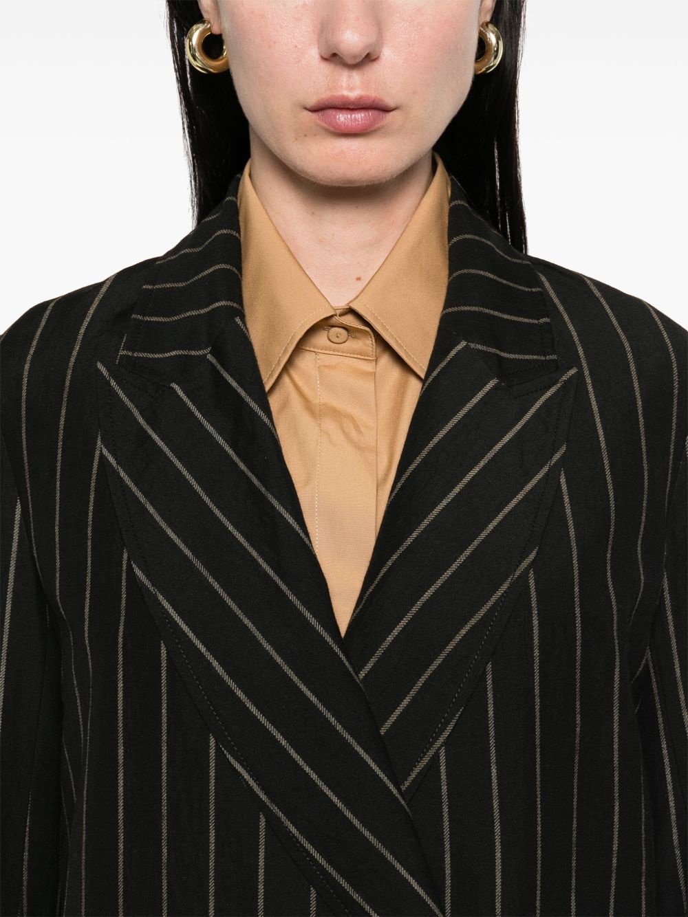 striped coat - 5