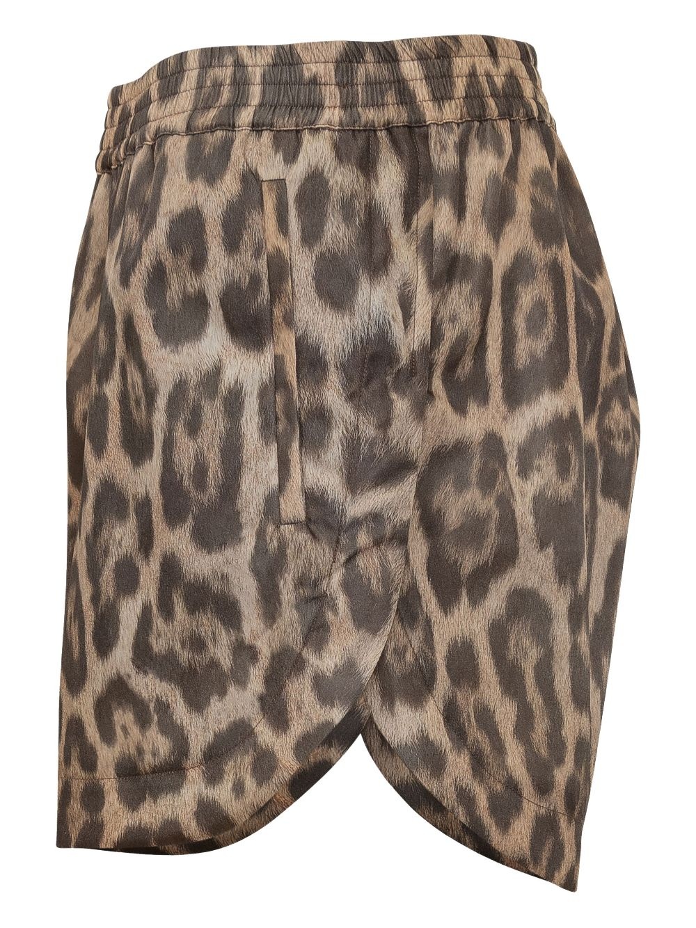 leopard-print shorts - 3