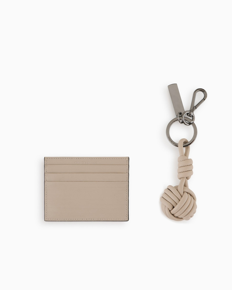 GIORGIO ARMANI CARD HOLDER AND KEYRING GIFT BOX outlook