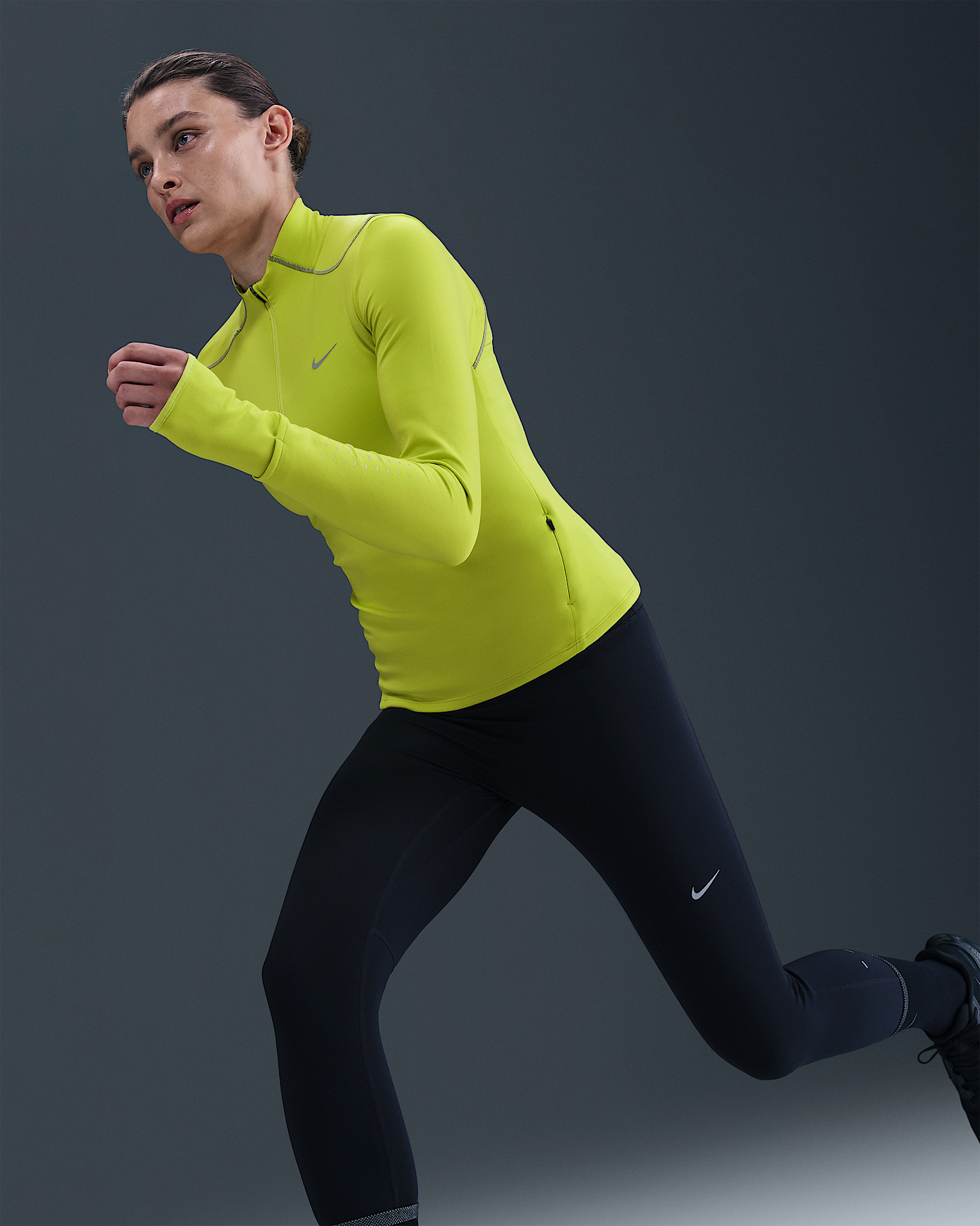 Nike Swift Women's Therma-FIT ADV 1/4-Zip Running Top with Reflective Accents - 3