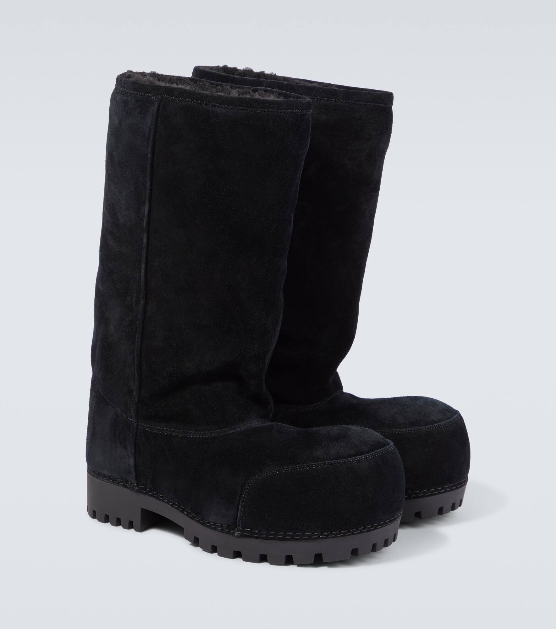 Alaska Fur High suede boots - 5