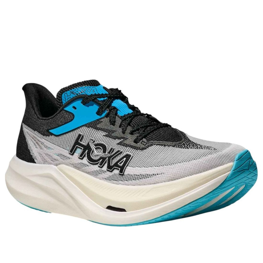 HOKA ONE ONE Rocket X 3 'White Black' 1168724-WBLC - 3