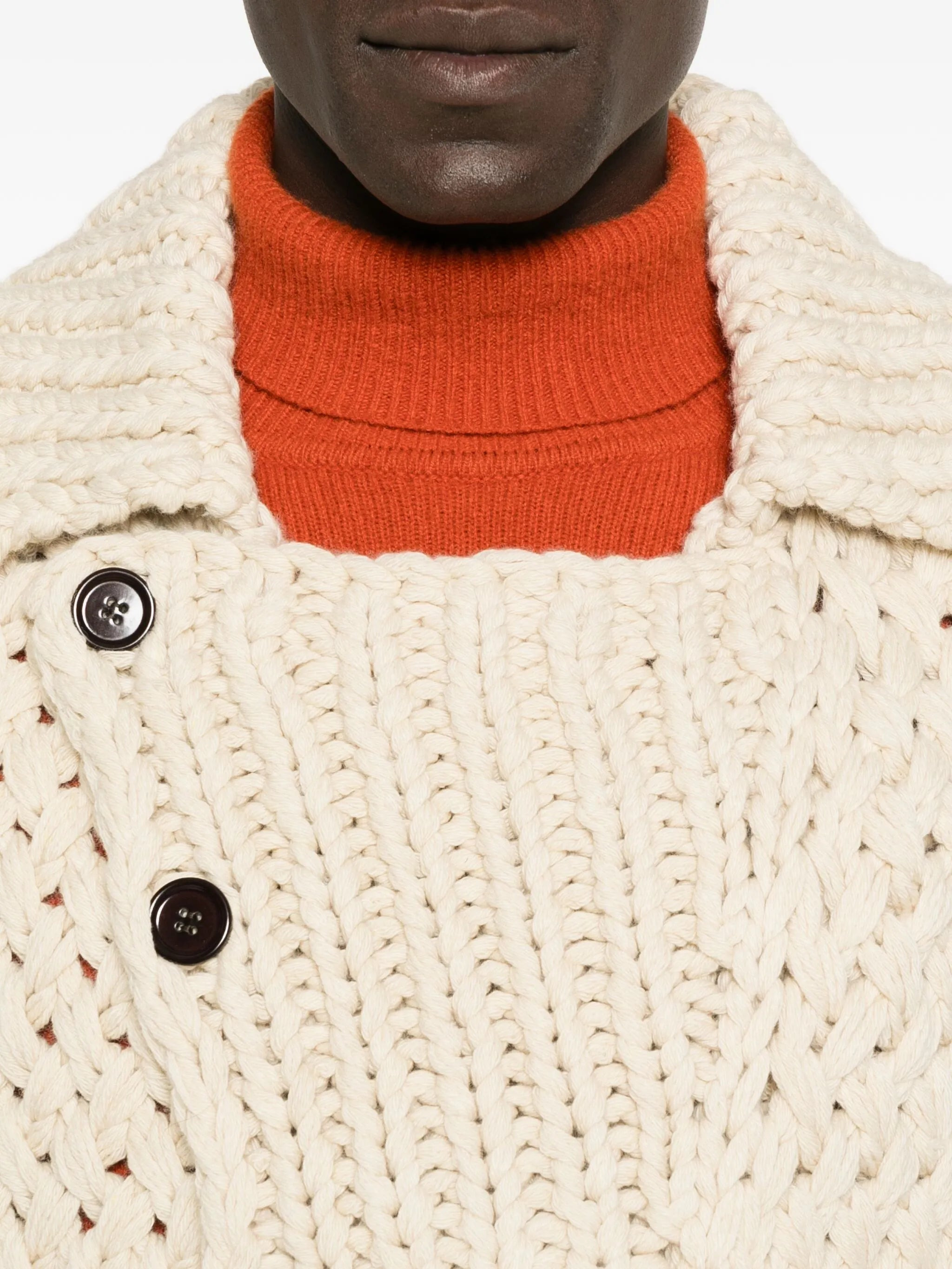 Dries Van Noten Open-knit Buttoned Sweater Vest - 4