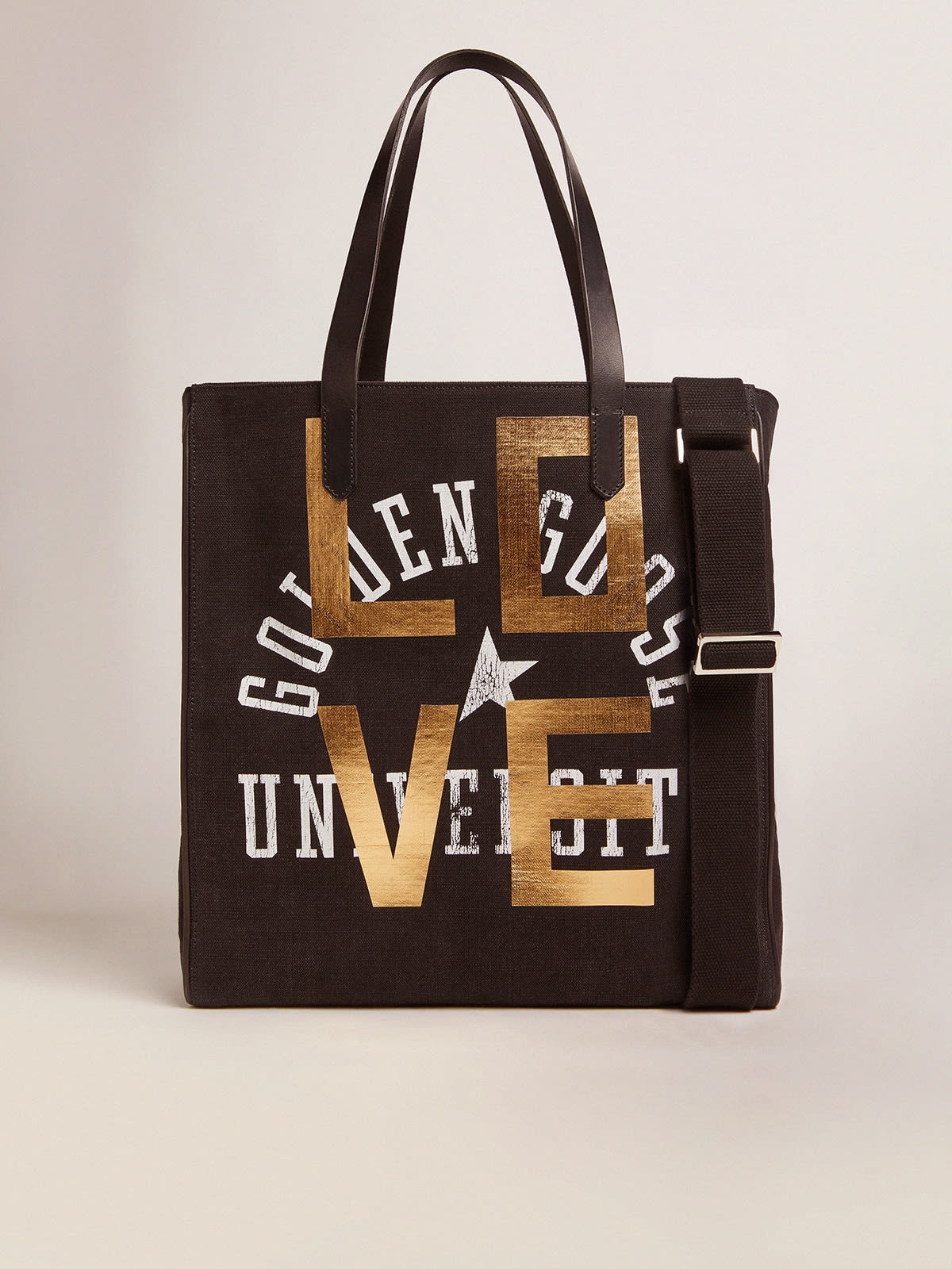 North-South California Bag with ''Love'' print - 2