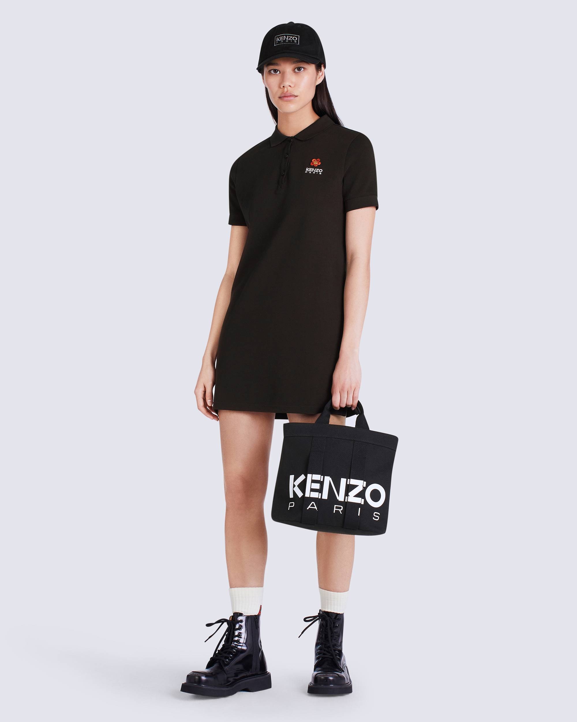 'BOKE FLOWER' crest polo dress - 3