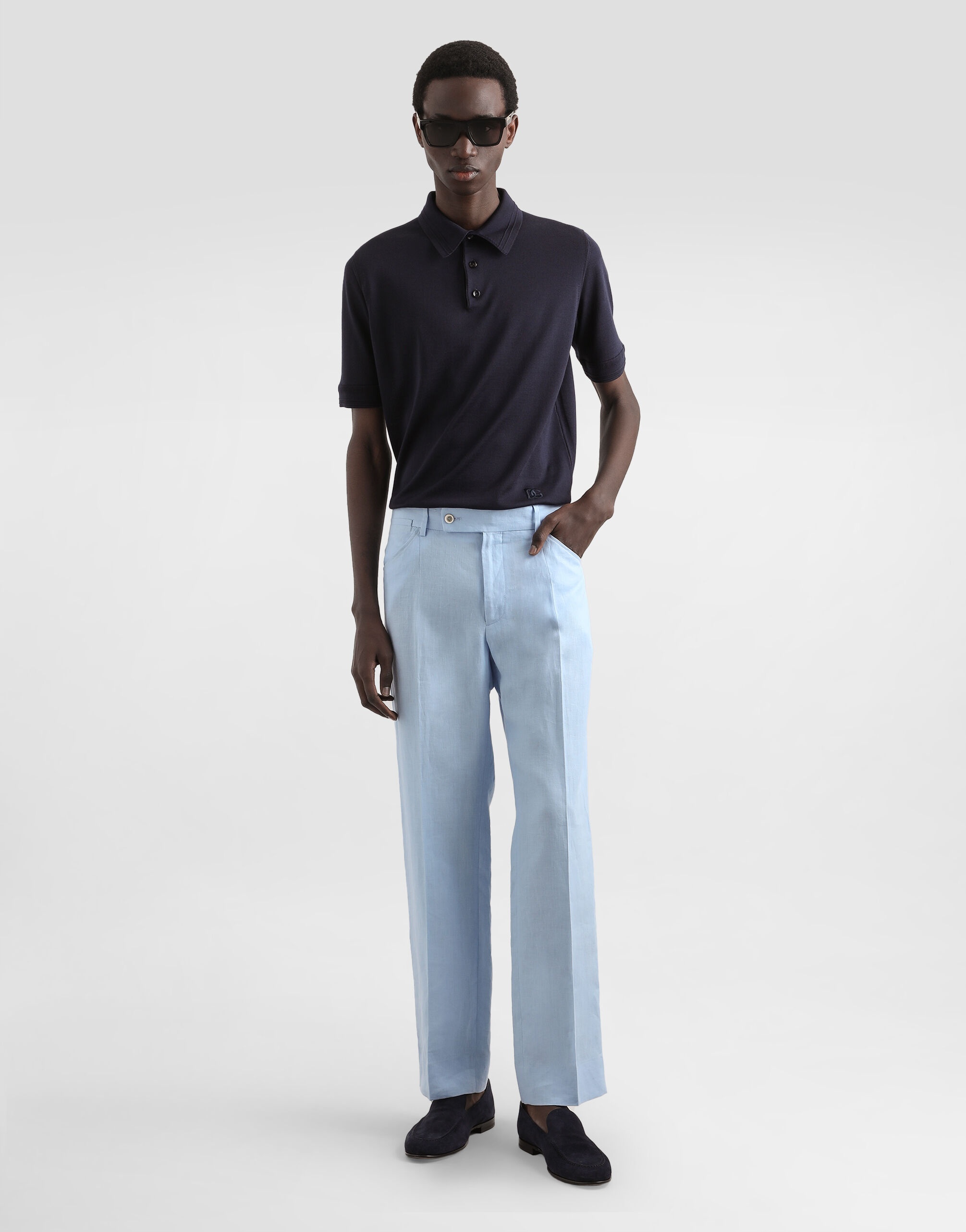 Satin silk polo shirt - 2