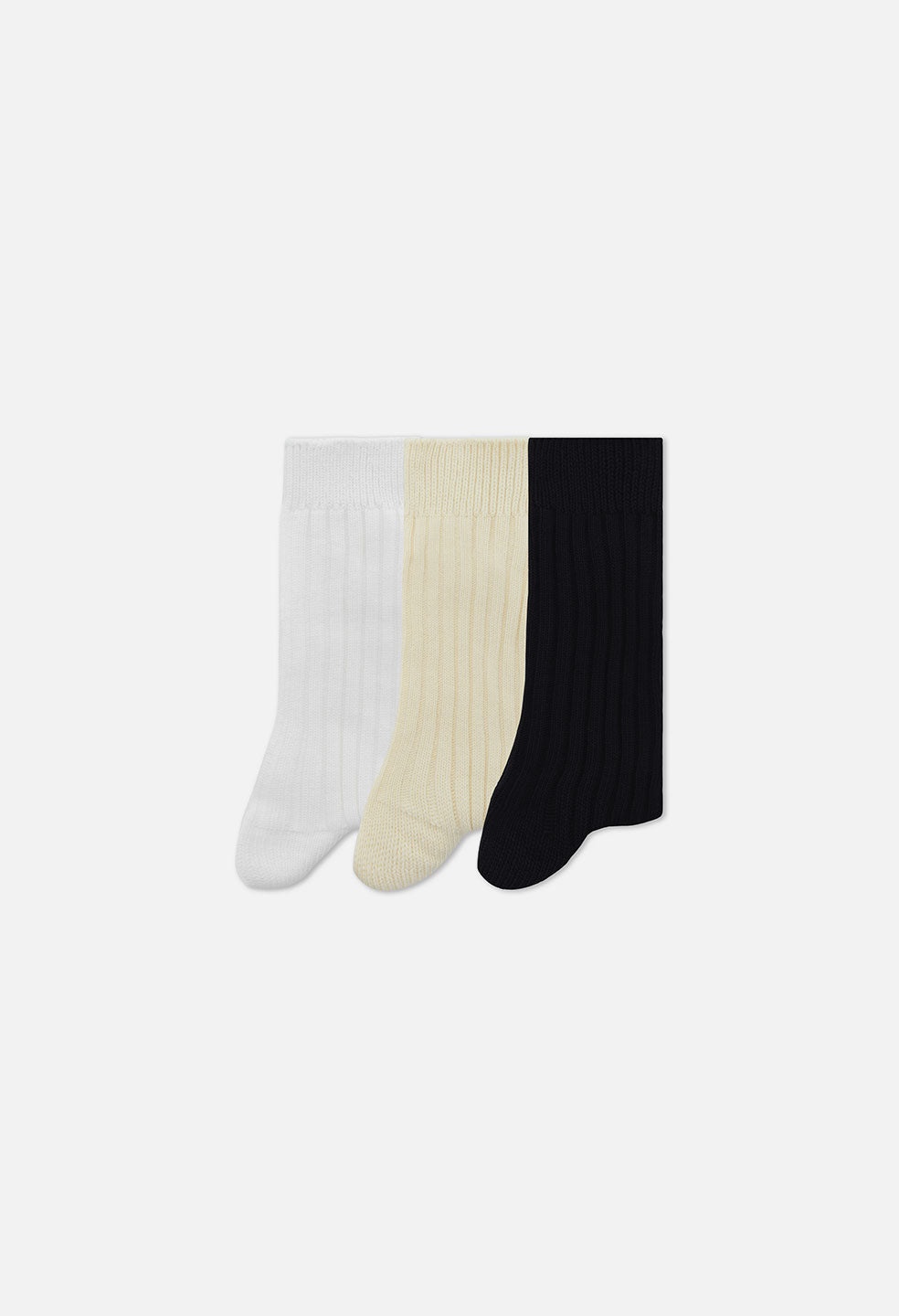 FOUNDATION 3 PACK COTTON CREW SOCKS - 2