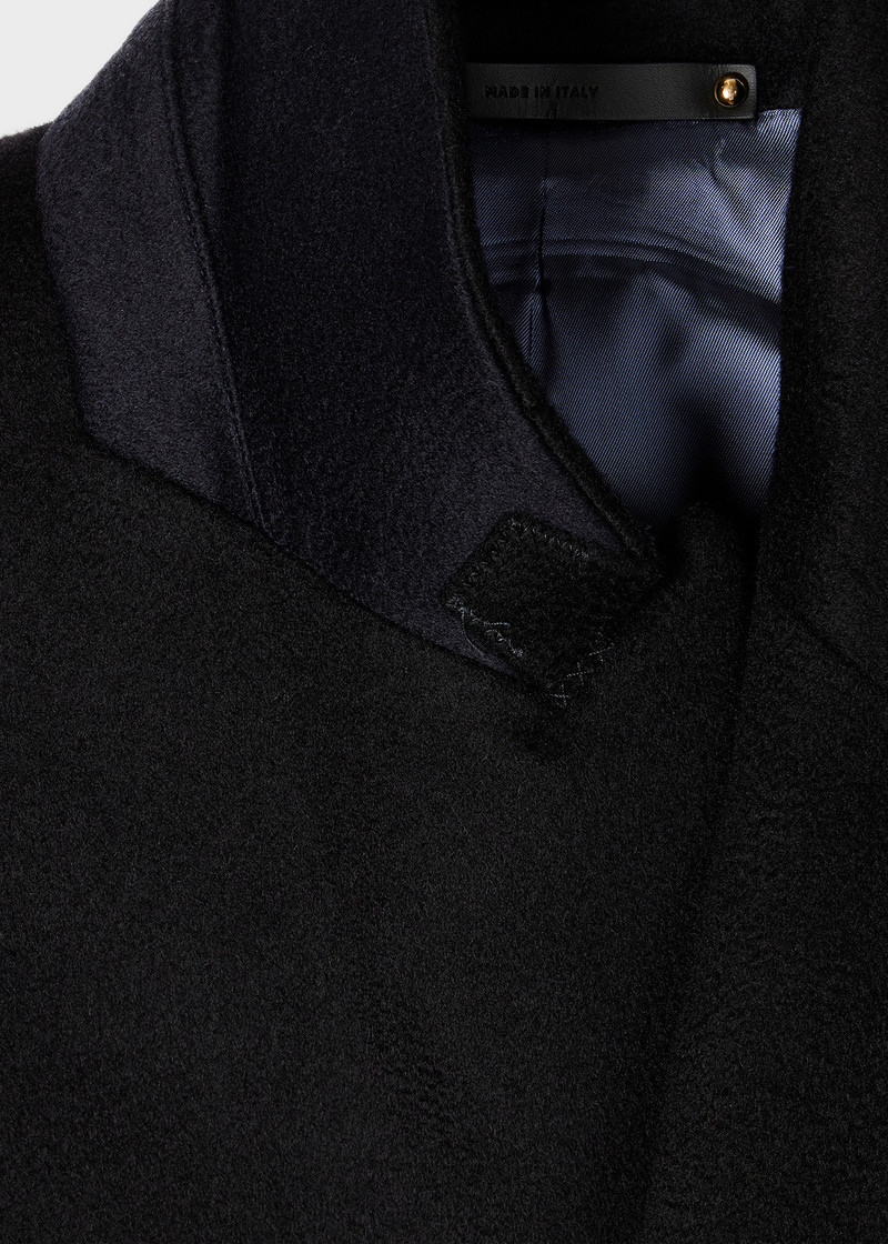 Paul Smith Black Cashmere Epsom Coat outlook